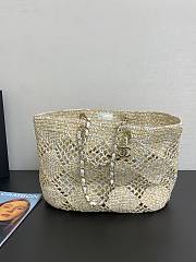 Chanel 24A Large Coco Beach Bag In Yellow - 1