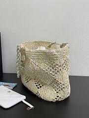 Chanel 24A Large Coco Beach Bag In Yellow - 6