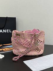 Chanel 24A Small Coco Beach Bag In Pink - 1