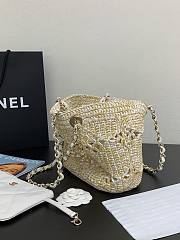 Chanel 24A Small Coco Beach Bag In Yellow - 2