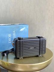 Dior x Rimowa Aluminum Cross-Body Bag Black - 1