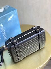 Dior x Rimowa Aluminum Cross-Body Bag Black - 4