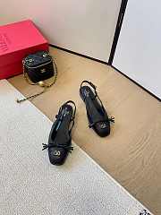 Valentino Vlogo Signature Sandals In Black - 4