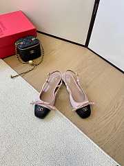 Valentino Vlogo Signature Sandals In Light Pink/Black - 4