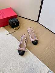 Valentino Vlogo Signature Sandals In Light Pink/Black - 2