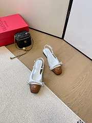 Valentino Vlogo Signature Sandals In White/Brown - 2