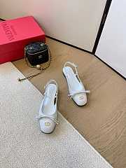 Valentino Vlogo Signature Sandals In White - 3