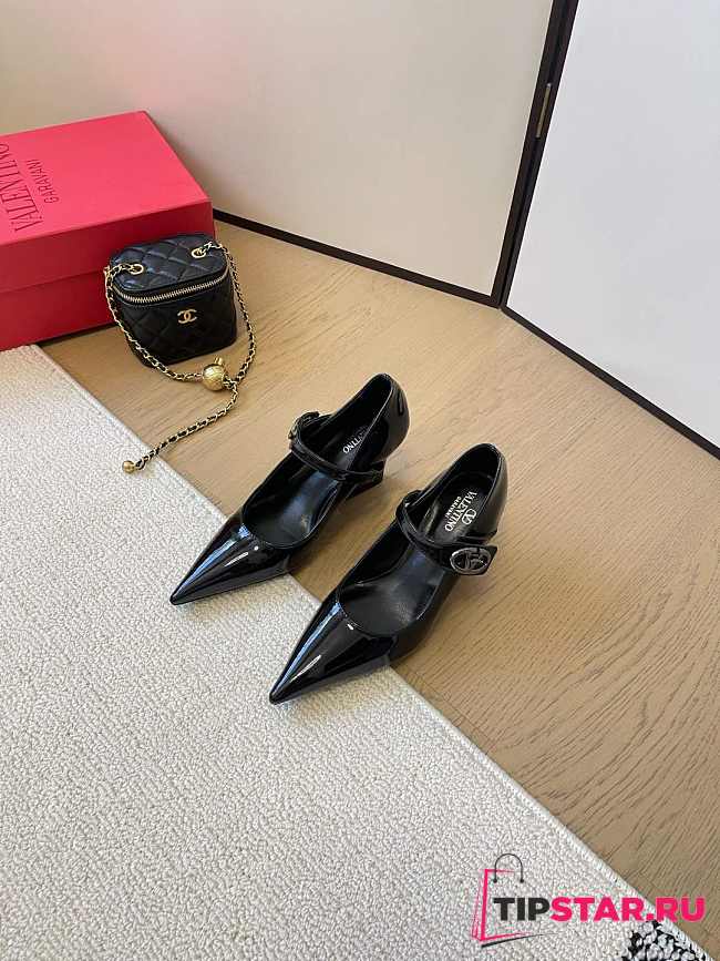 Valentino Vlogo Signature High Heels In Black - 1