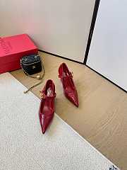 Valentino Vlogo Signature High Heels In Red - 1