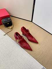 Valentino Vlogo Signature High Heels In Red - 5