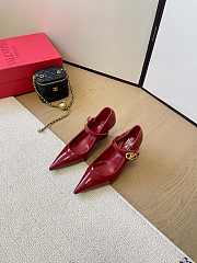 Valentino Vlogo Signature High Heels In Red - 4