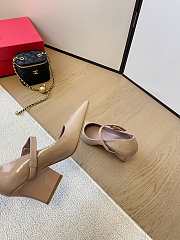 Valentino Vlogo Signature High Heels In Beige - 5