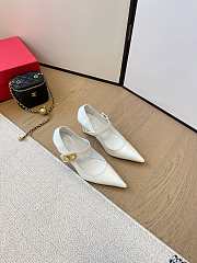 Valentino Vlogo Signature High Heels In White - 1