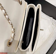 Chanel Trendy CC Top Handle Bag In White Color - 5