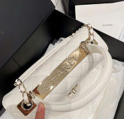 Chanel Trendy CC Top Handle Bag In White Color - 2