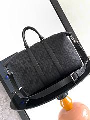 Dior Weekender 40 In Black Color Oblique - 3