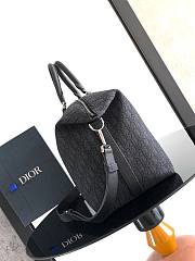 Dior Weekender 40 In Black Color Oblique - 2