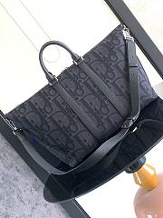 Dior Weekender 40 Black Oblique - 2