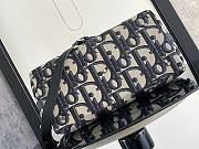 Dior Weekender 40 Black and Beige Oblique - 4