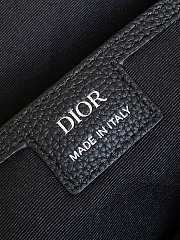 Dior 8 Roll Top Backpack Blue Dior Oblique Jacquard - 4