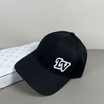 Louis Vuitton Baseball Cap Black 02