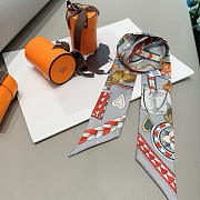 Hermes Heart-shaped saddle scarf 05 - 4