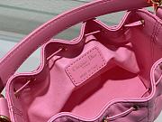 Dior Small Jolie Bucket Bag Macrocannage Lambskin And Calfskin Pink - 4