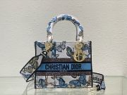 Dior Medium LADY D-LITE Handbag Five-grid Butterfly Lady Diana Bag - 1