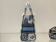 Dior Medium LADY D-LITE Handbag Five-grid Butterfly Lady Diana Bag - 6