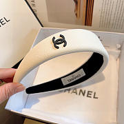 Chanel latest lychee leather headband 02 - 6