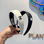 Chanel latest lychee leather headband 02 - 5