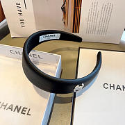 Chanel latest lychee leather headband 01 - 5