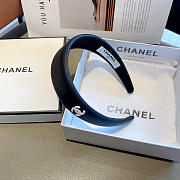 Chanel latest lychee leather headband 01 - 2