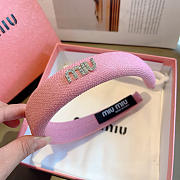 Miumiu New sweet handmade letter headband 03 - 6