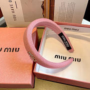 Miumiu New sweet handmade letter headband 03 - 4