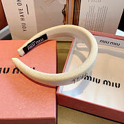 Miumiu New sweet handmade letter headband 02 - 5