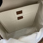 Gucci GG Emblem Medium Backpack In Beige - 2