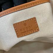 Gucci Leather-trimmed Appliquéd Raffia Tote Size 35x25x10cm - 4