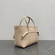 Loro Piana Ghiera Shopper Small Calfskin Light Travertine - 5