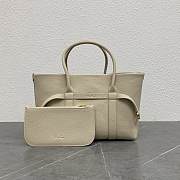 Loro Piana Ghiera Shopper Small Calfskin Dried Taragon - 1