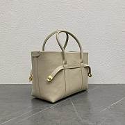 Loro Piana Ghiera Shopper Small Calfskin Dried Taragon - 4