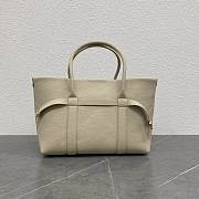 Loro Piana Ghiera Shopper Small Calfskin Dried Taragon - 2