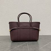 Loro Piana Ghiera Shopper Small Calfskin Azuki Beans - 4