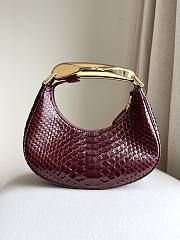 Tom Ford Bianca Hobo Loop Bag In Burgundy Color - 2