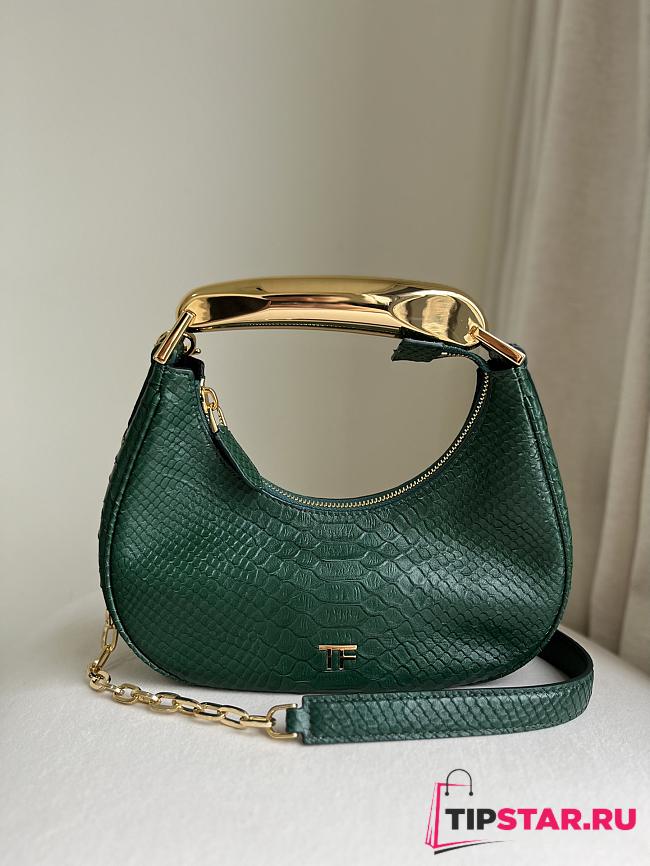 Tom Ford Bianca Hobo Loop Bag In Green Color - 1