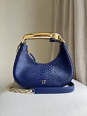 Tom Ford Bianca Hobo Loop Bag In Blue Color - 1