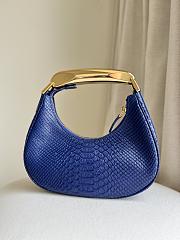 Tom Ford Bianca Hobo Loop Bag In Blue Color - 4