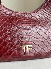 Tom Ford Bianca Hobo Loop Bag In Red Color - 5