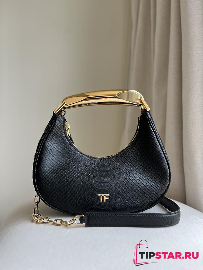 Tom Ford Bianca Hobo Loop Bag In Black Color - 1