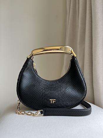 Tom Ford Bianca Hobo Loop Bag In Black Color